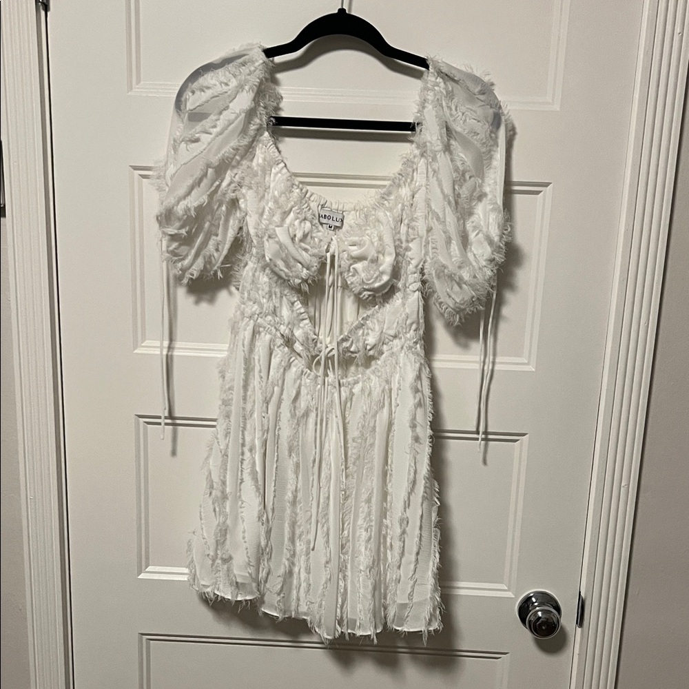 Sabo Skirt White Mini Dress